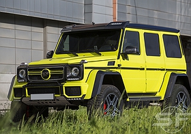 Mercedes Benz G500 4x4 sf-design edition. Полная индивидуализация автомобиля. Установка аудиосистемы и пошив салона. w463 w464