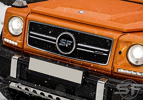 Mercedes Benz G63 AMG тюнинг, установка аудиосистемы и раздельный задний ряд. sf-audio sf-design в автомобили w463 w464
