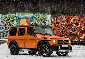 Mercedes Benz G63 AMG тюнинг, установка аудиосистемы и раздельный задний ряд. sf-audio sf-design в автомобили w463 w464