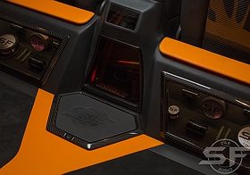 Mercedes Benz G63 AMG тюнинг, установка аудиосистемы и раздельный задний ряд. sf-audio sf-design в автомобили w463 w464
