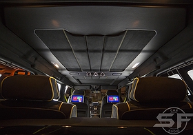 Mercedes Benz G500 4x4 sf-design edition. Полная индивидуализация автомобиля. Установка аудиосистемы и пошив салона. w463 w464