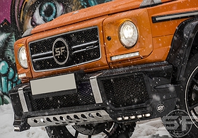 Mercedes Benz G63 AMG тюнинг, установка аудиосистемы и раздельный задний ряд. sf-audio sf-design в автомобили w463 w464