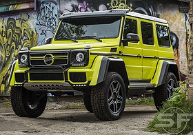 Mercedes Benz G500 4x4 sf-design edition. Полная индивидуализация автомобиля. Установка аудиосистемы и пошив салона. w463 w464