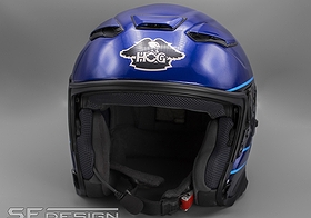 SHOEI J-Cruise 3 Blue Diamond Lion HOG