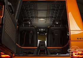 Mercedes Benz G63 AMG тюнинг, установка аудиосистемы и раздельный задний ряд. sf-audio sf-design в автомобили w463 w464
