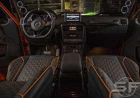 Установка кресел AMG в салон G63