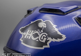 SHOEI J-Cruise 3 Blue Diamond Lion HOG