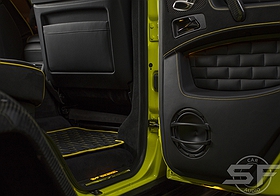 Mercedes Benz G500 4x4 sf-design edition. Полная индивидуализация автомобиля. Установка аудиосистемы и пошив салона. w463 w464