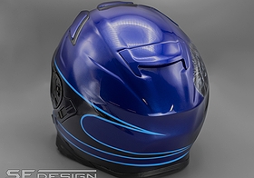 SHOEI J-Cruise 3 Blue Diamond Lion HOG